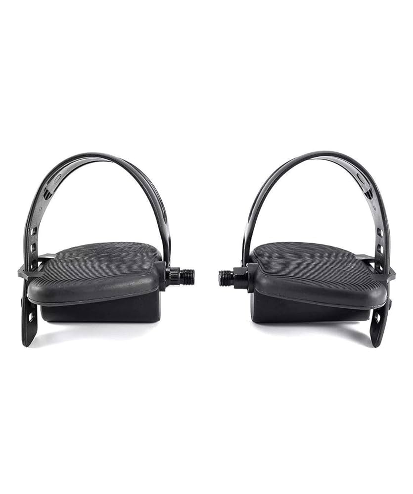 Amazon.co.jp: フットペダルセット ストラップ付き 9/16インチ